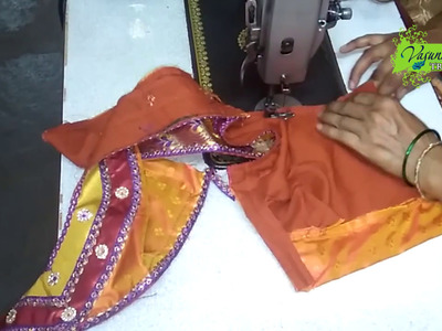 How To Cut and Stitch Bridal Designer Blouse at Home || Easy Blouse Cutting and Stitching at Home