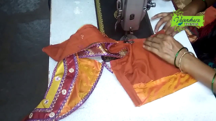 How To Cut and Stitch Bridal Designer Blouse at Home || Easy Blouse Cutting and Stitching at Home