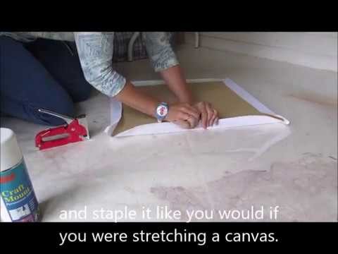 How to Make a Canvas Board for Artists