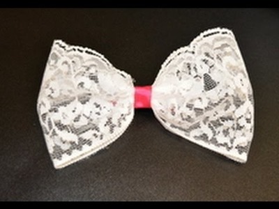 How to make a Large Lace Bow