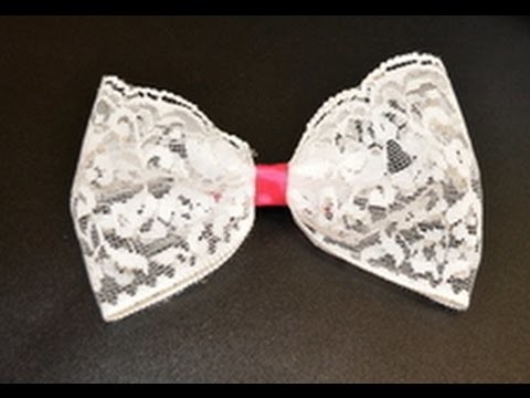 How to make a Large Lace Bow