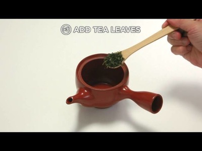 How to make Japanese green tea - simple instructions in English