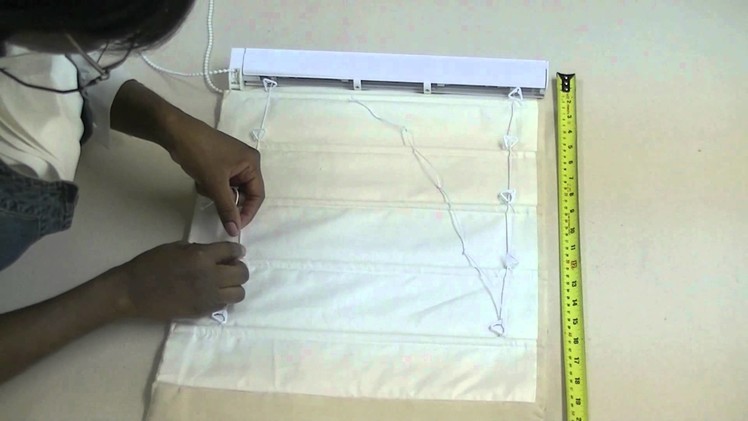 How to make Pleated Roman Blind Part 2