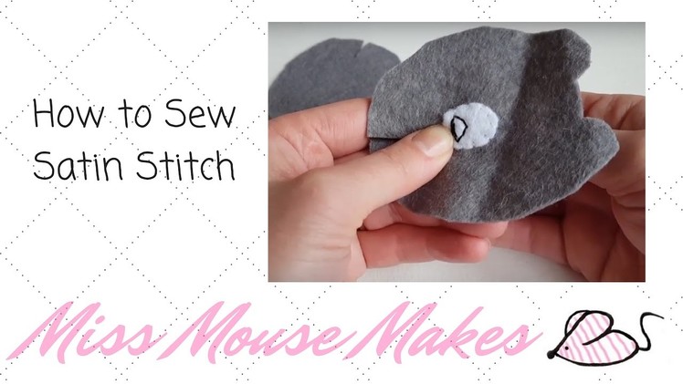 How to Sew a Satin Stitch Nose