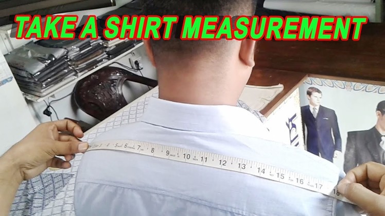 How To Take a Shirt Measurement | শার্ট এর মাপ নেয়া | Direct Shirt Measurement | OBSESS Tailars