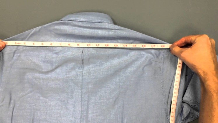 How To Take Shirt Measurements