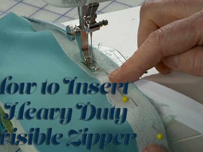J Stern Designs  l  How to Insert a Heavy Duty Invisible Zipper