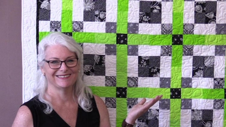 Julys"'Shades of Grey" Block of the Month Goes Green