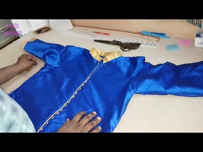 Long Gown Cutting in Professional Style
