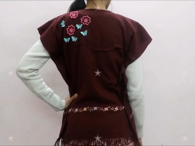 Make a Beautiful Yoke Design (Hindi). Front & Back Neck : Make Kaftan. Double Thread Embroidery