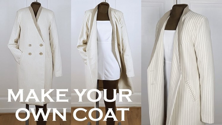 Making a Double Breasted Shift Coat