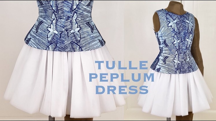 Making a Tulle Peplum Dress