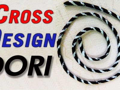 Making Cross Design Dori (Piping) | Very Easy Method | BST