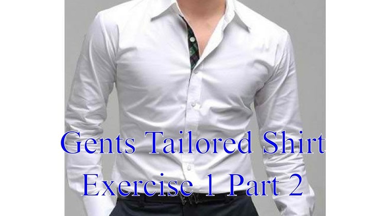 Mens Shirts - Exercise 1 part 2 - Constructing the front panels