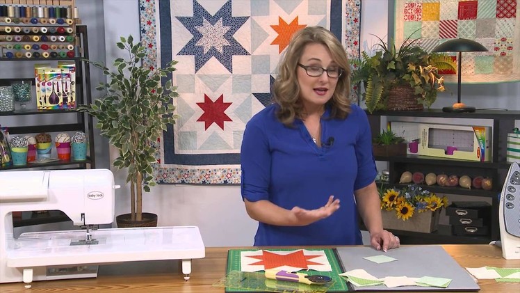 My First Quilt - Episode 14 Preview - Simple Quilt Blocks: Sawtooth Ohio Star