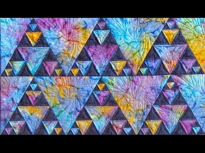 Northern Lights part 1 quilt video by Shar Jorgenson