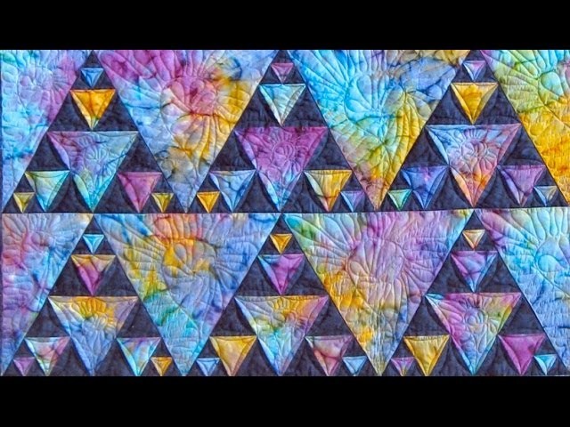 Northern Lights part 2 quilt video by Shar Jorgenson