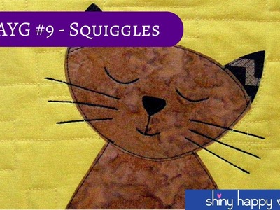 Quilt As You Go #9 - How to Quilt Square Squiggles