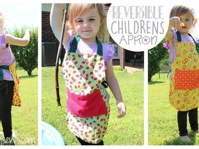 Reversible Kids Apron | How to | Whitney Sews