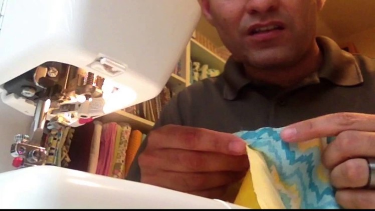 Scott makes a baby bandana bib in 10 minutes (funny).  The Scott Ochoa Show ep. 17
