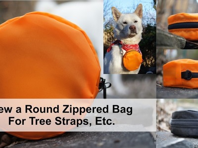 Sew a Round Zippered Bag for Tree Straps