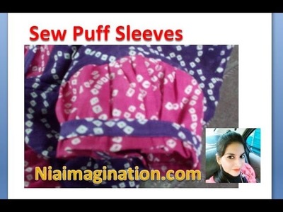 Sew latest puff sleeves | in english | Sleeves design