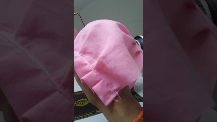 Sewing a baby cap