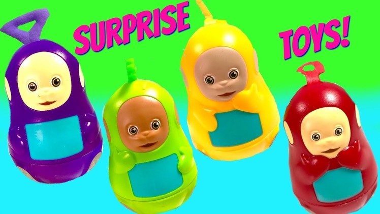 Teletubbies Stacking Cups Nesting Eggs Surprise Toys Play Doh Shopkins Huevos Sorpresa