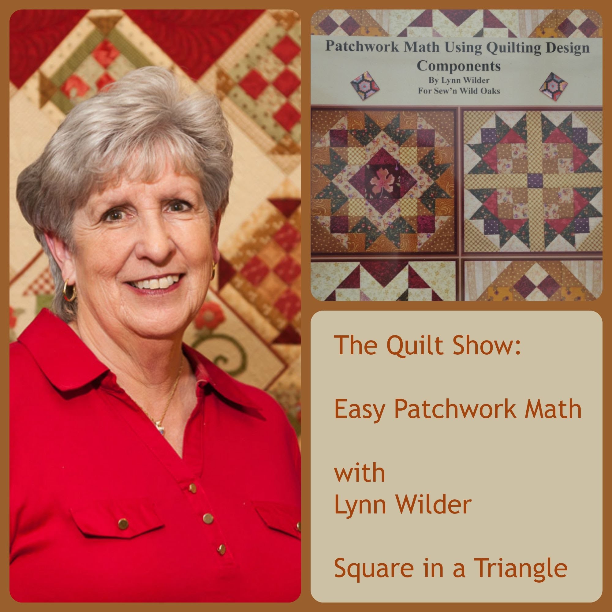 The Quilt Show Easy Patchwork Math with Lynn Wilder Square in a Triangle