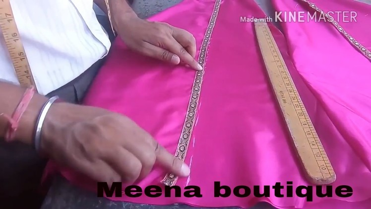 Tulip salwar cutting and stitching in Hindi