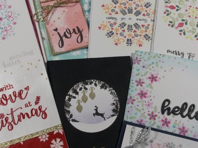 10 Cards - Julie Loves - Christmas Stamps