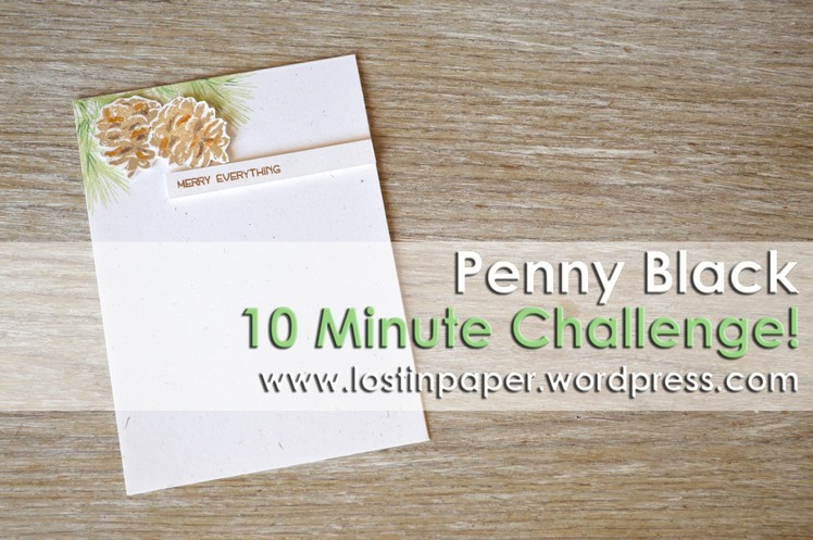 10 minute Christmas Card Challenge