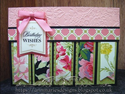 339. Cardmaking Project: Anna Griffin Rose SwallowTail Card