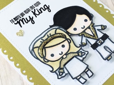Anniversary Card | Elvis and Bride | Sweet Stamp Shop Burning Love