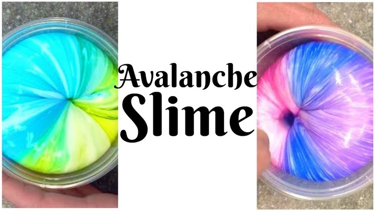 Avalanche Slime || Instagram Slime || Taylor and Vanessa
