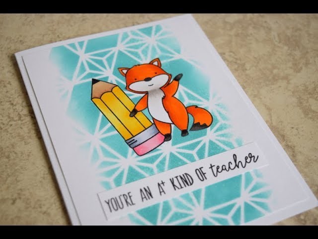Back to School Crafty Video Hop Teacher Card featuring Neat and Tangled