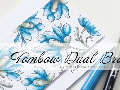 Card using Tombow Dual Brush Pen