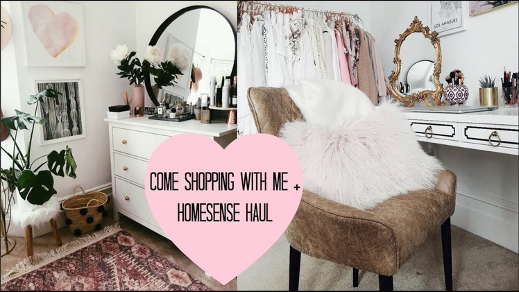 COME SHOPPING WITH ME, BEDROOM TOUR + HOMESENSE HAUL | AD