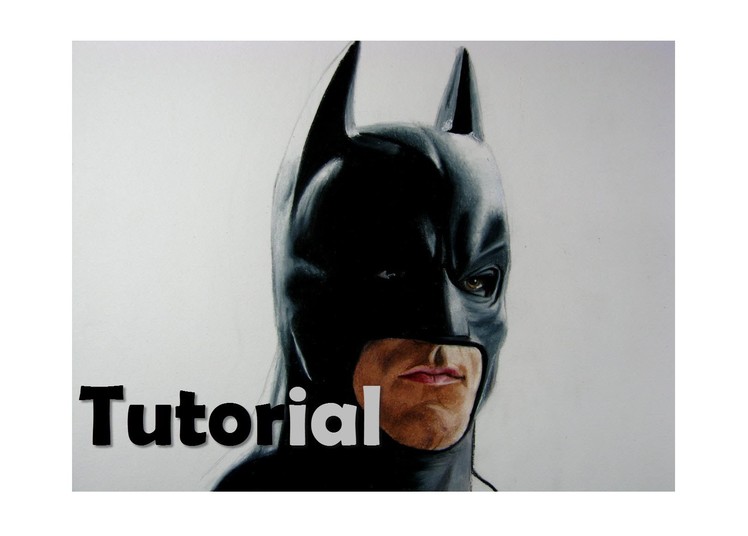 Cómo dibujar a Batman con colores. How to draw Batman