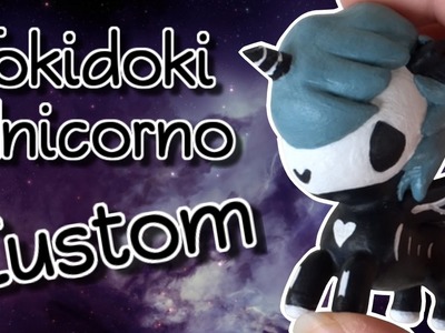 Custom TokiDoki Unicorno Series 5 Kinoko - Skelleton Repaint!