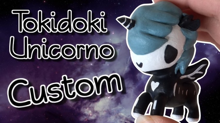Custom TokiDoki Unicorno Series 5 Kinoko - Skelleton Repaint!
