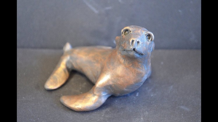 DIY Cute Sea Lion In Polymer Clay Tutorial