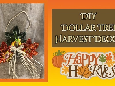 DIY Dollar Tree Harvest Decor