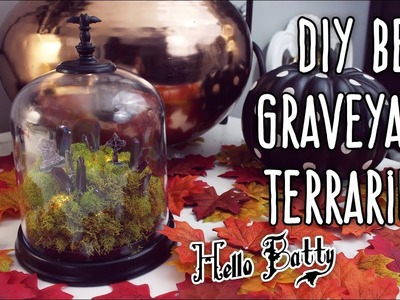 DIY Graveyard Bell Terrarium ● 31 Days of Halloween ●