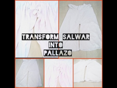 DIY: Transform Salwar Into Pallazo
