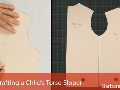 Drafting A Child's Torso Sloper