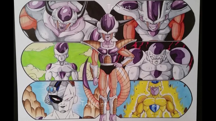 Drawing the Evolution of Frieza