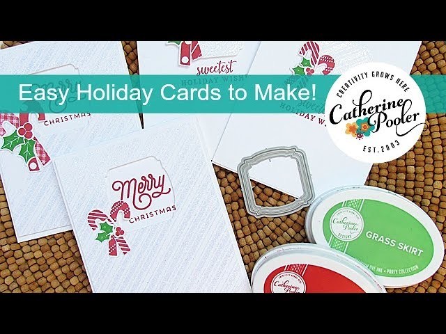 Easy Holiday Cards to Make - Two Ways- KISS Cards