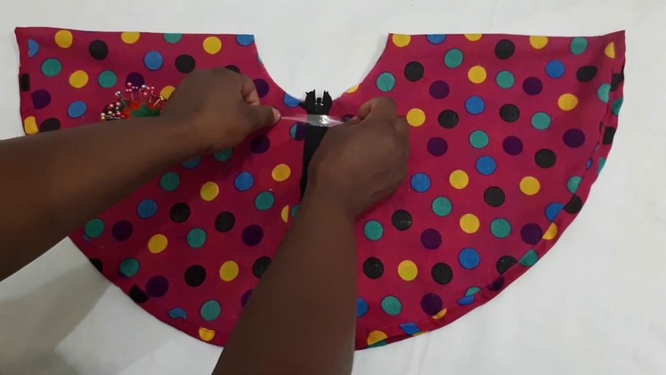 Easy way to fix a zipper. How to fix zipper to a circle skirt