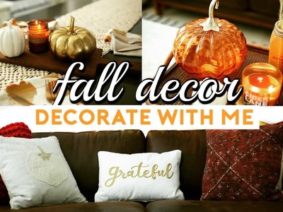 FALL HOME  DECOR HAUL & HOW TO DECORATE FOR AUTUMN 2017 (Homegoods & Target)